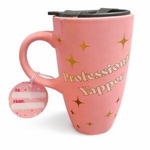 Pink Travel Mug with Lid
